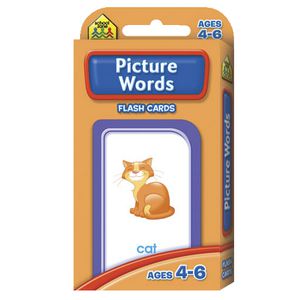 School Zone Flash Cards Picture Words