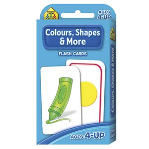School Zone Flash Cards Colours, Shapes and More