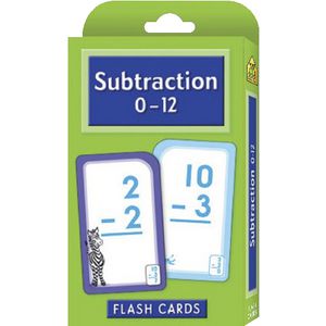 School Zone Subtraction 0-12 Flash Cards