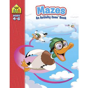 School Zone Activity Workbook Mazes