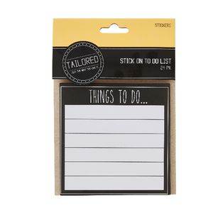 Tailored Stick On To Do List