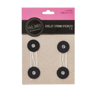 Tailored Eyelet String Stickers