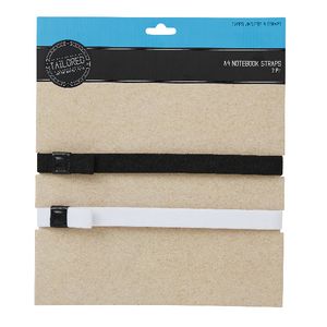 Tailored A4 Notebook Strap 2 Pack