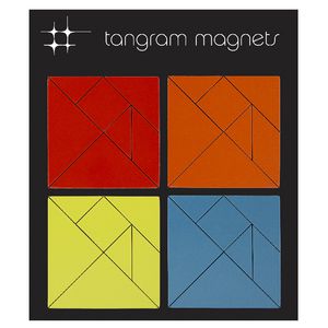 Three By Three Tangram Magnets Large