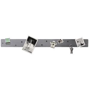 Three By Three Magnetic Strip Bulletin Board Stainless