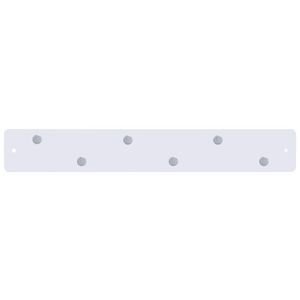 Three By Three Mini Strip Bulletin Board White