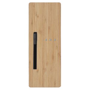 Three By Three Magnetic 4 x 11 Dry Erase Board Bamboo