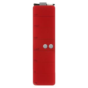 Three By Three Weekly Glass Planner Red Small