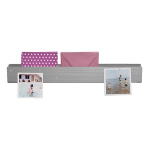Three By Three Magnetic Pocket Strip Wall Organiser Stainless