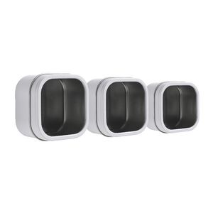 Three By Three Magnetic Storage Bin White 3 Pack