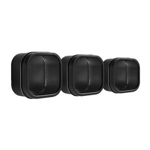 Three By Three Magnetic Storage Bin Black 3 Pack