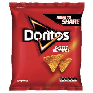 Doritos Corn Chips Cheese Supreme 330g