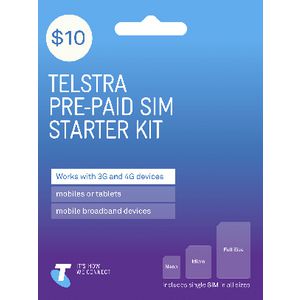 Telstra $10 SIM Starter Kit