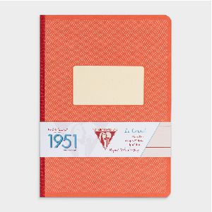 Clairefontaine 1951 Clothbound Lined A5 Notebook 96 Page Red