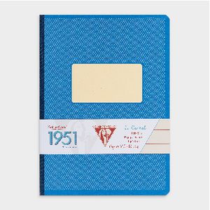 Clairefontaine 1951 Clothbound A5 Notebook 96 Page Blue