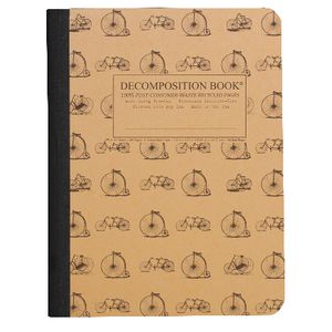Decomposition Ruled Notebook Bicycles 160 Page