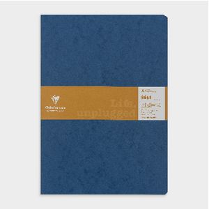 Clairefontaine Life Unplugged A4 Notebook Blue 2 Pack