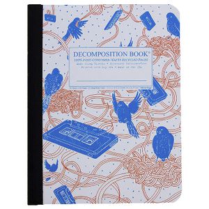 Decomposition Ruled Notebook Bird 160 Page