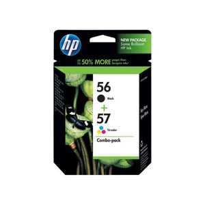 HP 56 and 57 Ink Cartridges Black and Tri-Colour