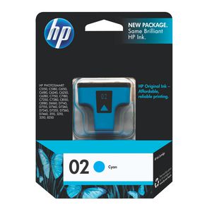 HP 02 Ink Cartridge Cyan