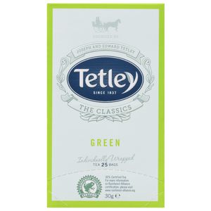 Tetley Classics Foil Green Tea Bags 25 Pack