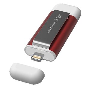 IKlips Apple Lightning Flash Drive 128GB Red