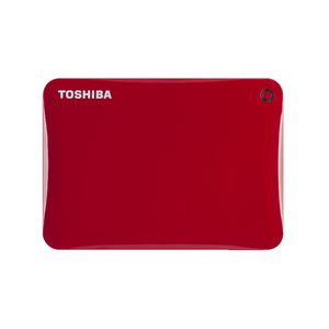 Toshiba 1TB Canvio Connect II Portable Hard Drive Red