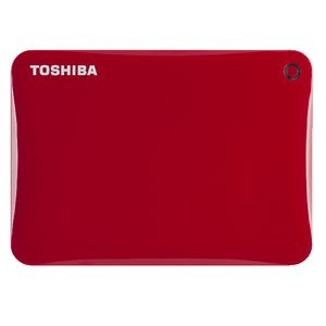 Toshiba 2TB Canvio Connect II Portable Hard Drive Red
