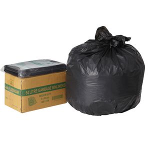 Tailored Packaging Medium Duty Bin Liners 54L 250 Pack Black