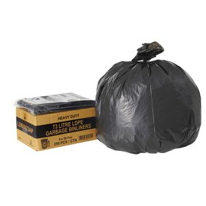 Tailored Packaging All Purpose Bin Liners 73L 250 Pack Black