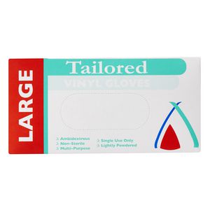 Tailored Packaging Vinyl Gloves Large 100 Pack