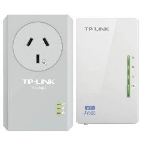TP-LINK N300 Wireless Power Line Adaptor Kit AV500