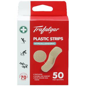 Trafalgar Premium Plastic Strips 50 Pack