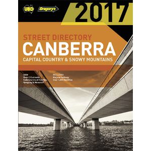 UBD Canberra Compact Street Directory 5th Edition 2017