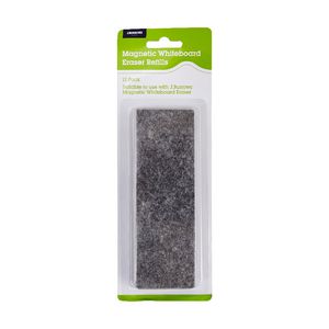 Ucomm Magnetic Whiteboard Eraser Refills 12 Pack