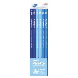 Uni Palette 6B Graphite Pencils 12 Pack