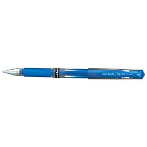 Uni-Ball Signo Metallic Gel Pen Broad Blue