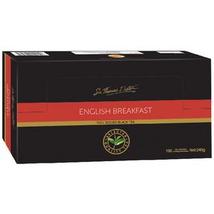 Lipton English Breakfast Black Tea Bags 100 Pack