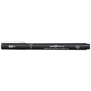 Uni Pin Fineliner 0.6mm Black