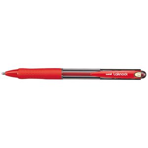 Uni Laknock Ballpoint Pen 1.4mm Red