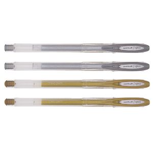 Uni-Ball Signo Fine Gel Pen Metallic Assorted 4 Pack