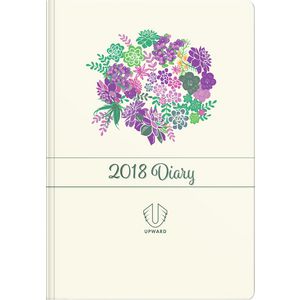 Upward Fashion A5 Week to View 2018 Hard Cover Diary