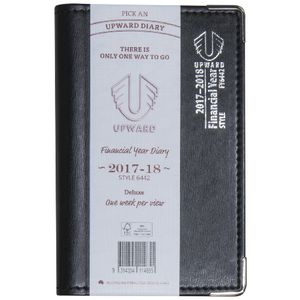 Upward Deluxe Pocket Week to View FY 17/18 Diary