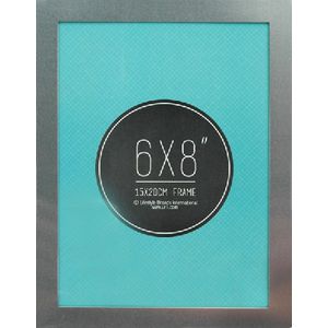 Lifestyle Brands Metropole Frame 6 x 8" Silver