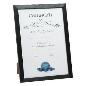 Lifestyle Brands Certificate Frame A4 Value 5 Pack Black