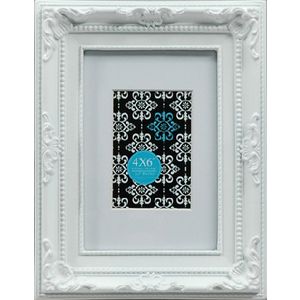 Emporium Frame 4 x 6" with 2 x 3" Opening White