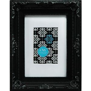 Emporium Frame 4 x 6" with 2 x 3" Opening Black