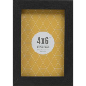 Promenade Frame 4 x 6" Black 5 Pack