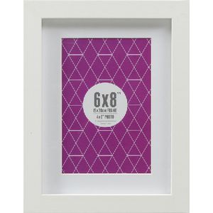 Promenade Frame 6 x 8" with 4 x 6" Opening White 10 Pack