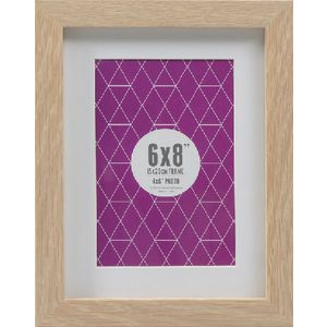 Promenade Frame 6 x 8" with 4 x 6" Opening Oak 10 Pack
